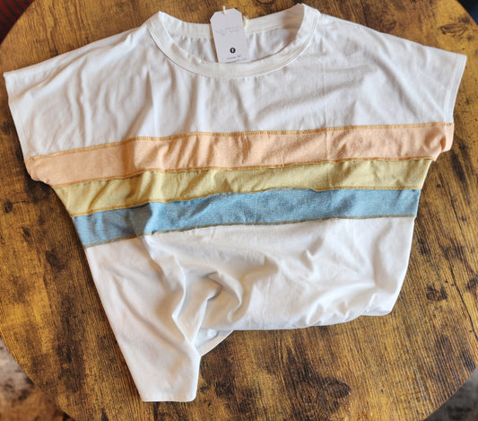 Triblend Color Block Shirt