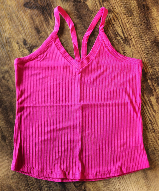 Plus Ribbed Cami Tank
