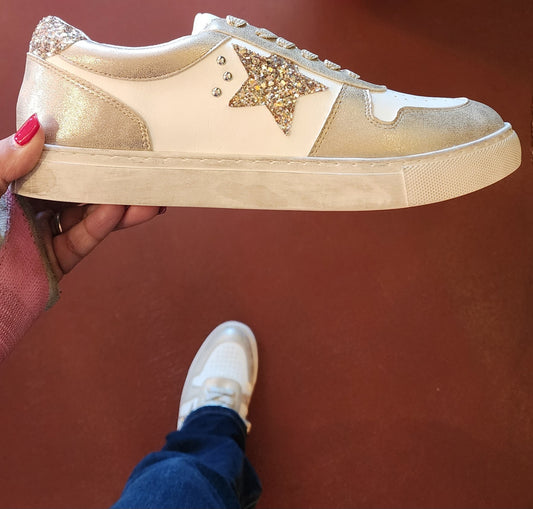 Corkys Gold Constellation Sneaker