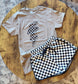 Checkered Bolt Tee