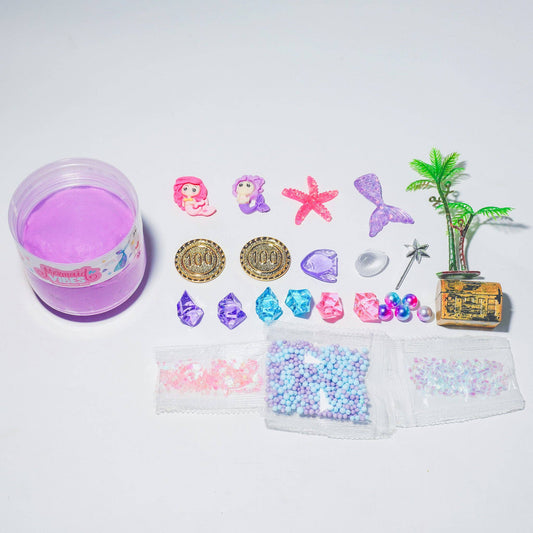 DYI Mermaid Butter Slime