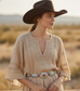 Most Wanted USA - Turquoise Dottie Floral Concho Belt: Black / L
