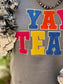 Sync Logic Yay Team Chenille Applique Sweatshirt