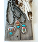 Navajo Style Pearl: COWBOY ON HORSE