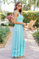 Lucky To Have You Light Blue Sleeveless Maxi Dress