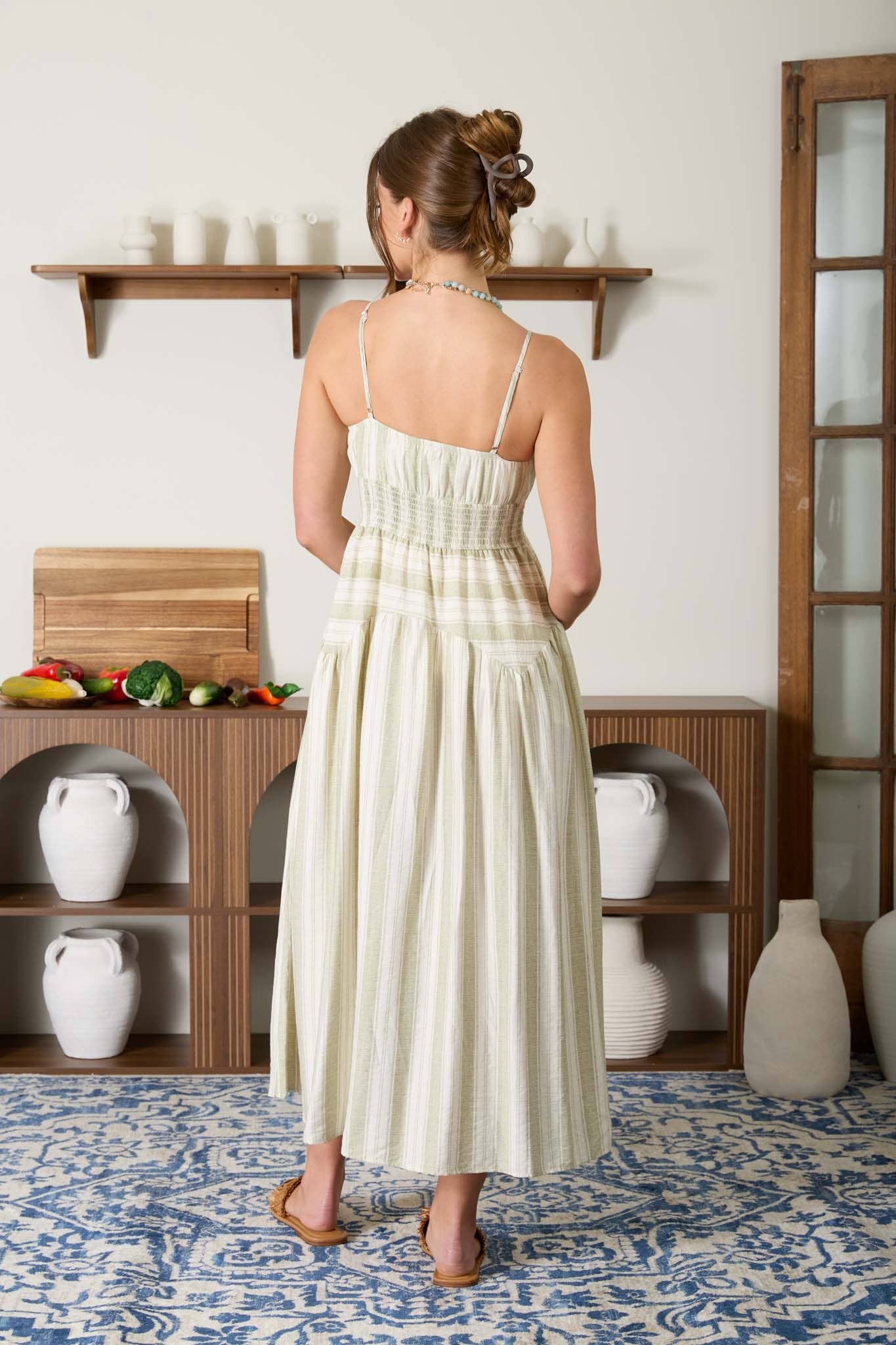 Brown Midi Dress