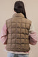 Leopard Puffer Vest