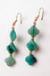 Turqouise Clover Earrings