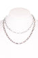 Dylan Designs - Kadee Necklace in White/Hematite