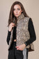 Leopard Puffer Vest
