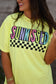Sunkissed Checkered Neon Tee