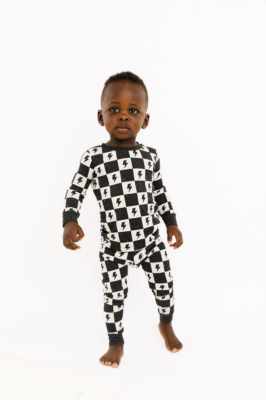 Electric Checkered Bamboo Set
