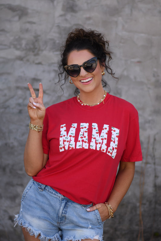 ** SALE** Mama Cherry Arch Tee