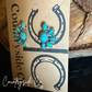 Countryside Co. -  Flower Burst Turquoise Earring