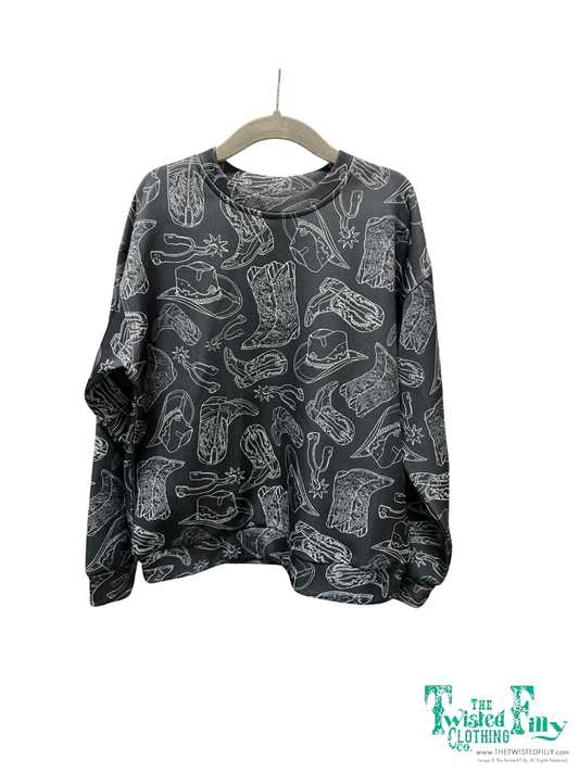 Black Hat Things - Youth Sweat Short Set