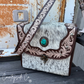 Countryside Co. - Driftwood Cowhide Tooled Leather Crossbody Purse