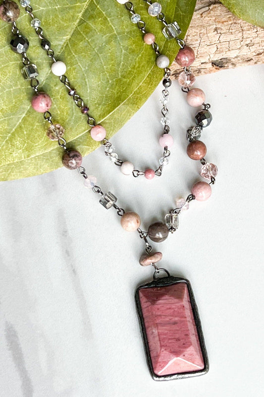 Dylan Designs - Lexi Necklace Mauve