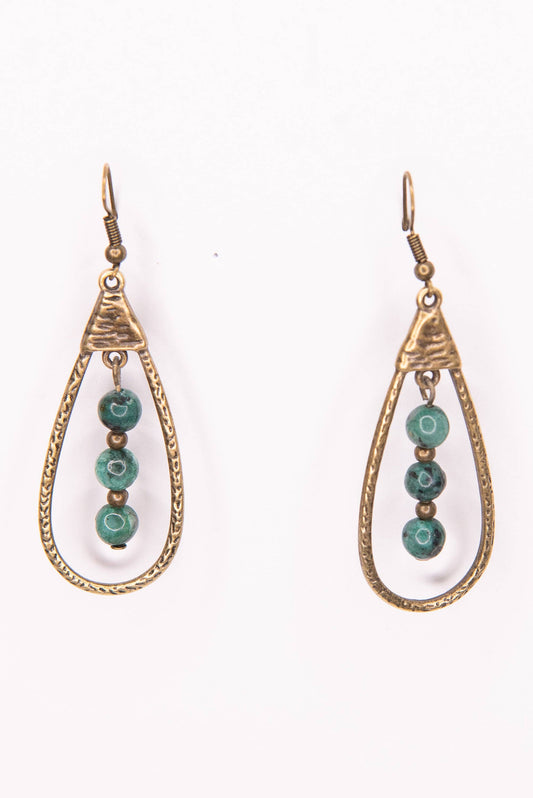 Dylan Designs - Sherri Earrings in African Turquoise