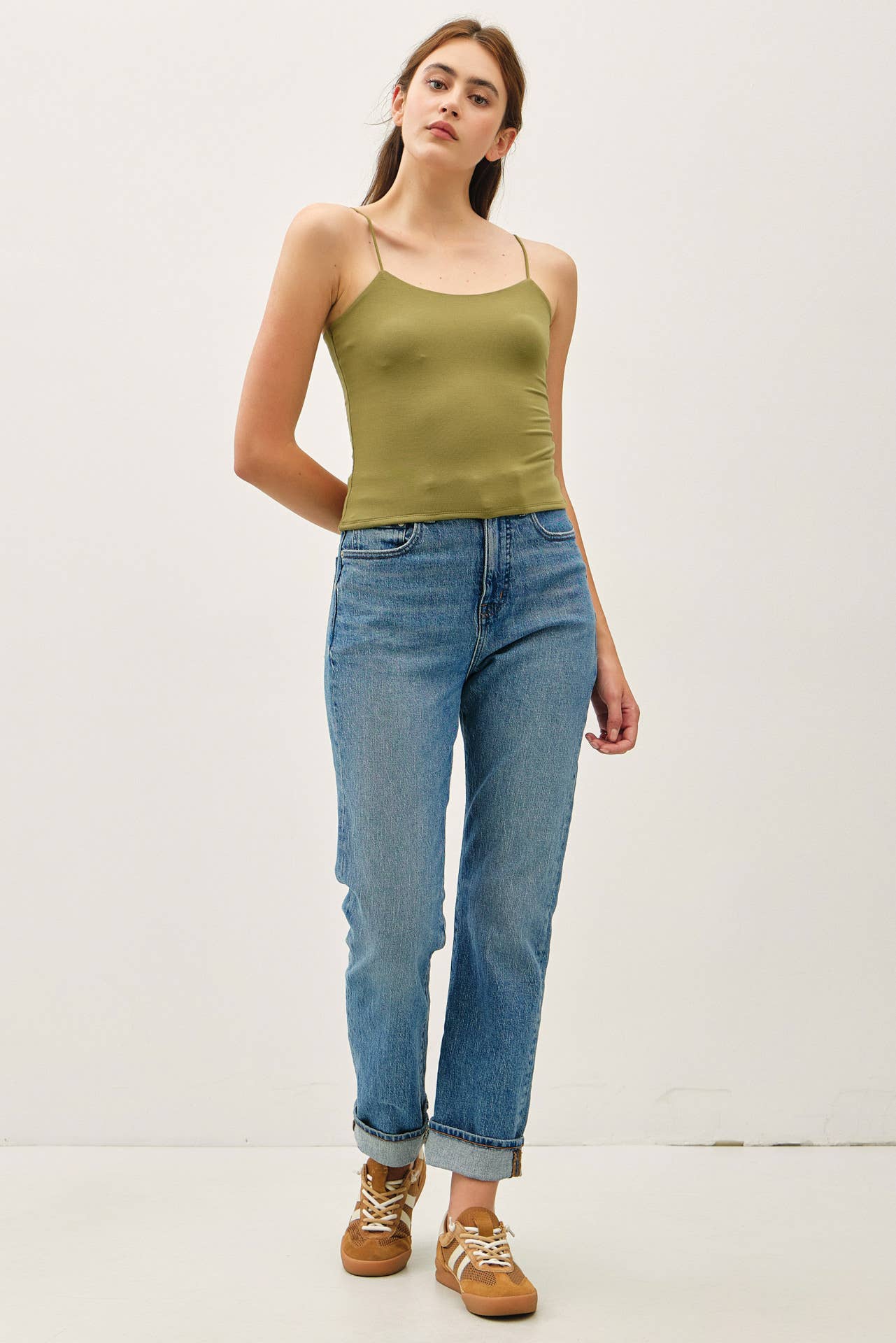 Be Cool - Restock [SOFT CORE] BASIC SOLID CAMI : Black / S