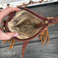 Countryside Co. - Whiskey Luxe Checkered Cowhide Fringe Purse