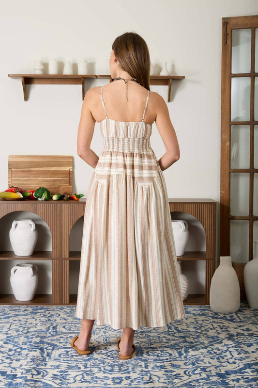 Brown Midi Dress