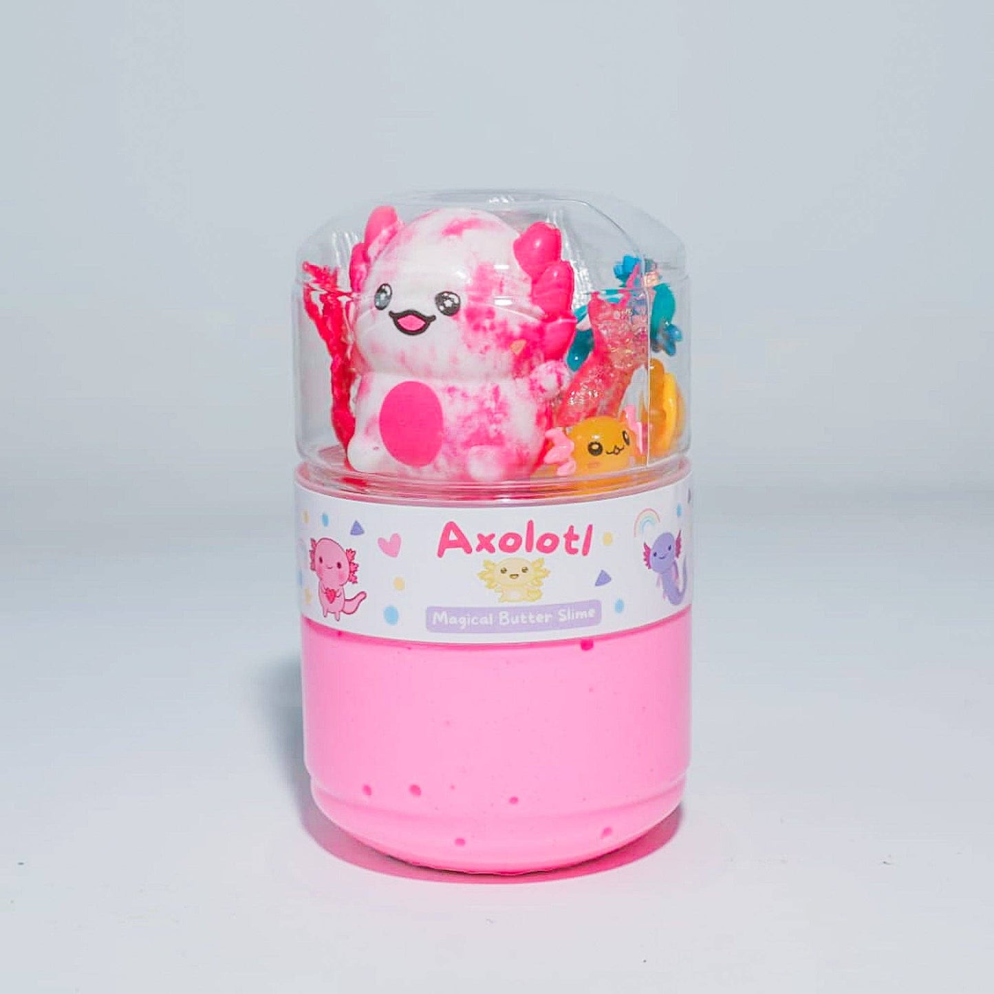 DYI Axolotl Butter Slime