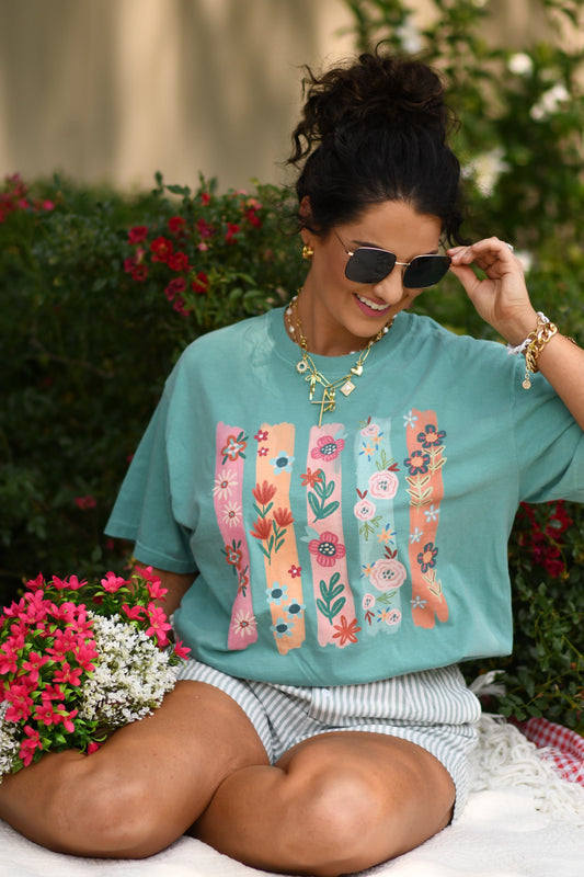 Flower Swatch Tee