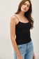 Be Cool - Restock [SOFT CORE] BASIC SOLID CAMI : Black / S