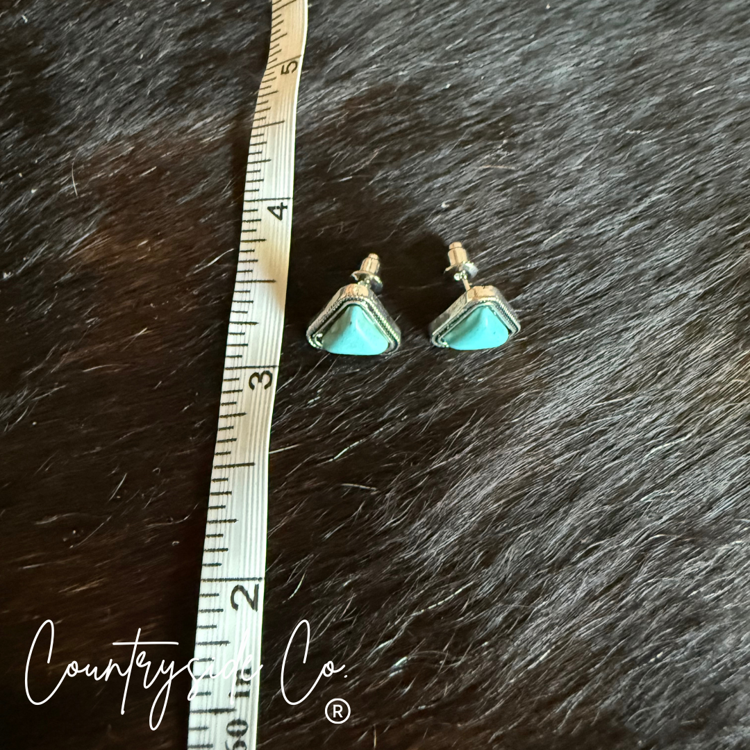 Countryside Co. - Turquoise Stud Earrings