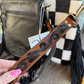 Countryside Co. - Bandit Checkered Buckle Fringe Purse