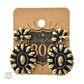 Pink Panache Brands - Blossom cluster earring: Silver
