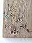 Boho Ranch Shop - Dainty Rhinestone Horseshoe Pendant Necklace: 4