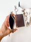 Cowhide Leather Keychain Wallet