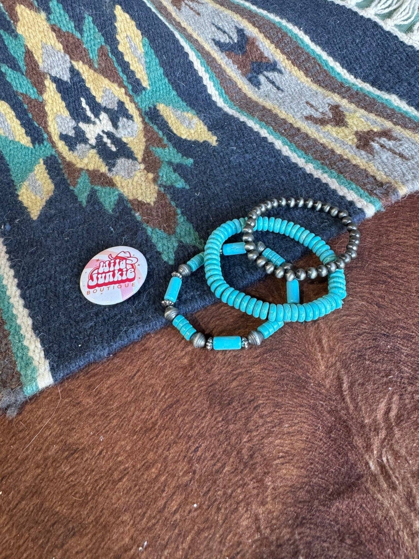 Wild Junkie - Western Turquoise Bracelet Stack