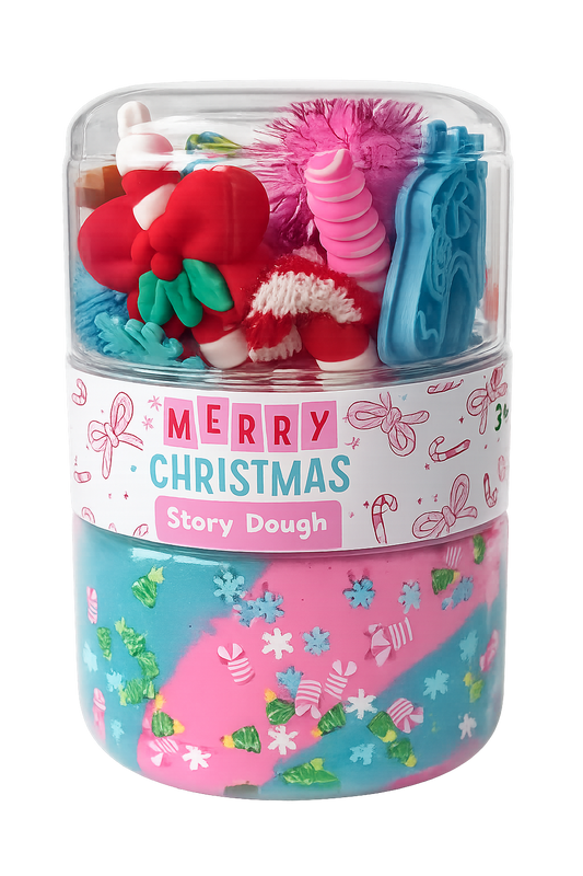 Candy Land Christmas Dough Jar