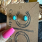 Countryside Co. - Oval Turquoise Stud Earrings
