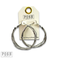 Pink Panache Brands - Cage wire hoop earring, last call: Silver