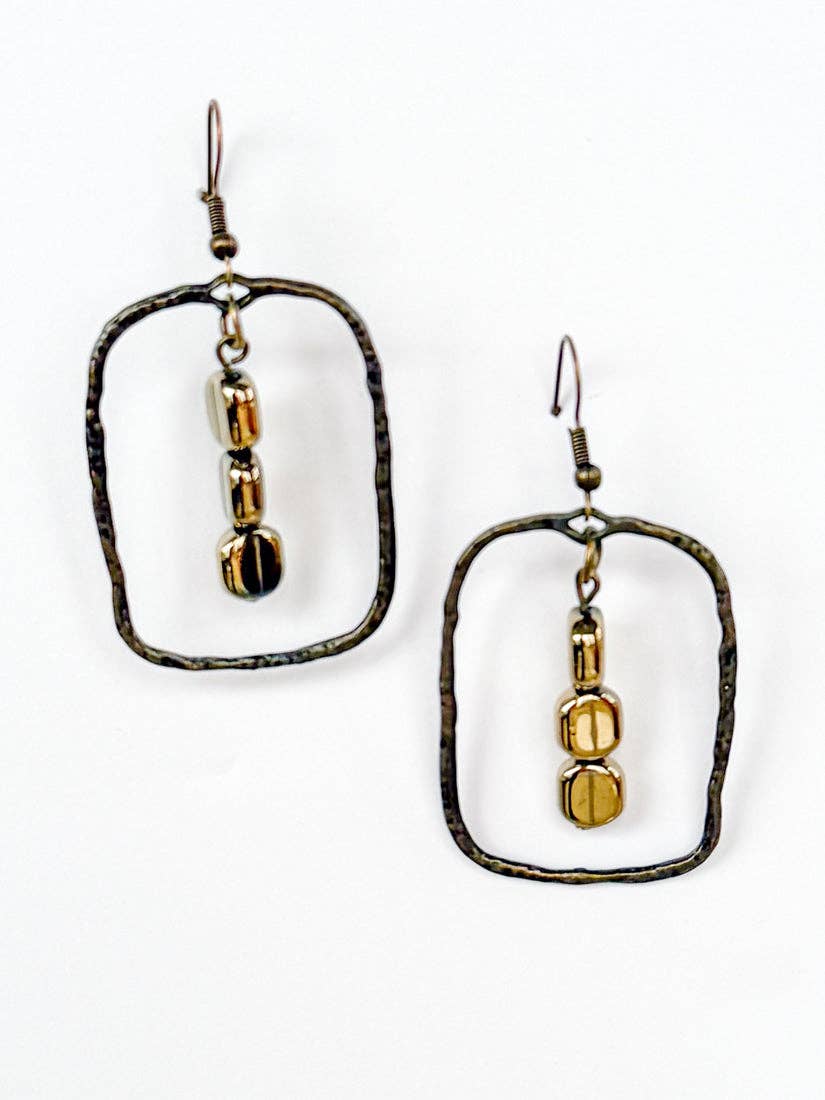 Dylan Designs - Suki Earrings: India Agate