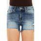 Hazel High Rise Denim Shorts