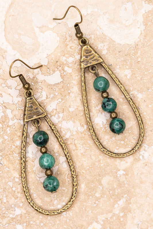 Dylan Designs - Sherri Earrings in African Turquoise