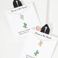 Gold-Dipped Cactus Charm Necklace: RH / ONE SIZE