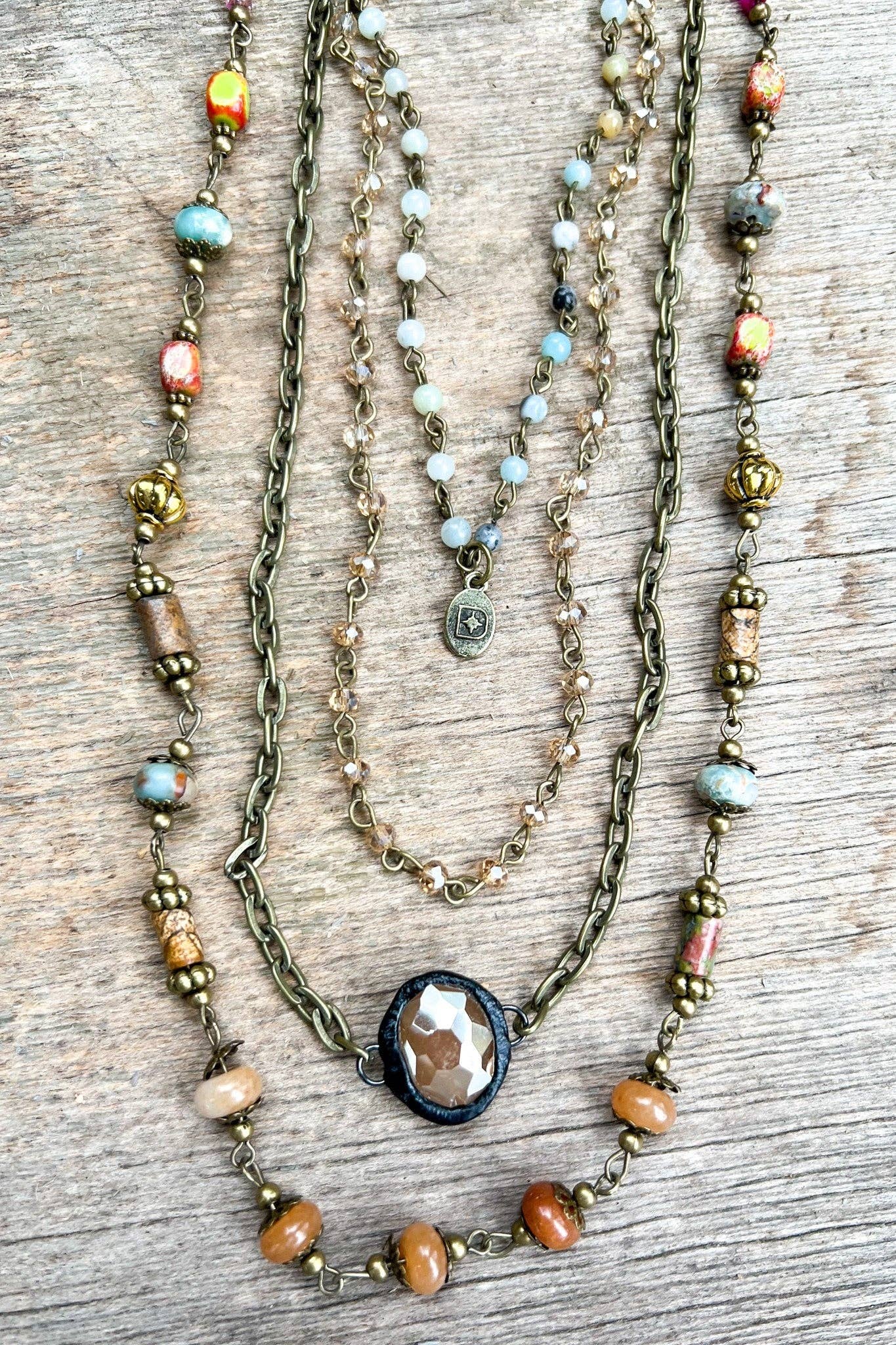 Dylan Designs - Justina Necklace: Multi