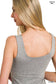 Vanilla Monkey - Seamless Tank Top: WHITE / 3-3 (S/M-L/XL)