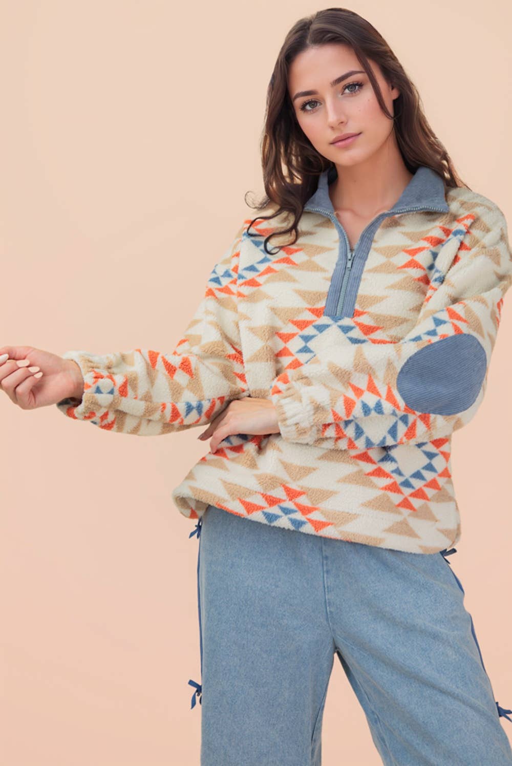 Aztec Fleece Pullover