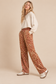 Fawn Print Plush Relaxed Pants