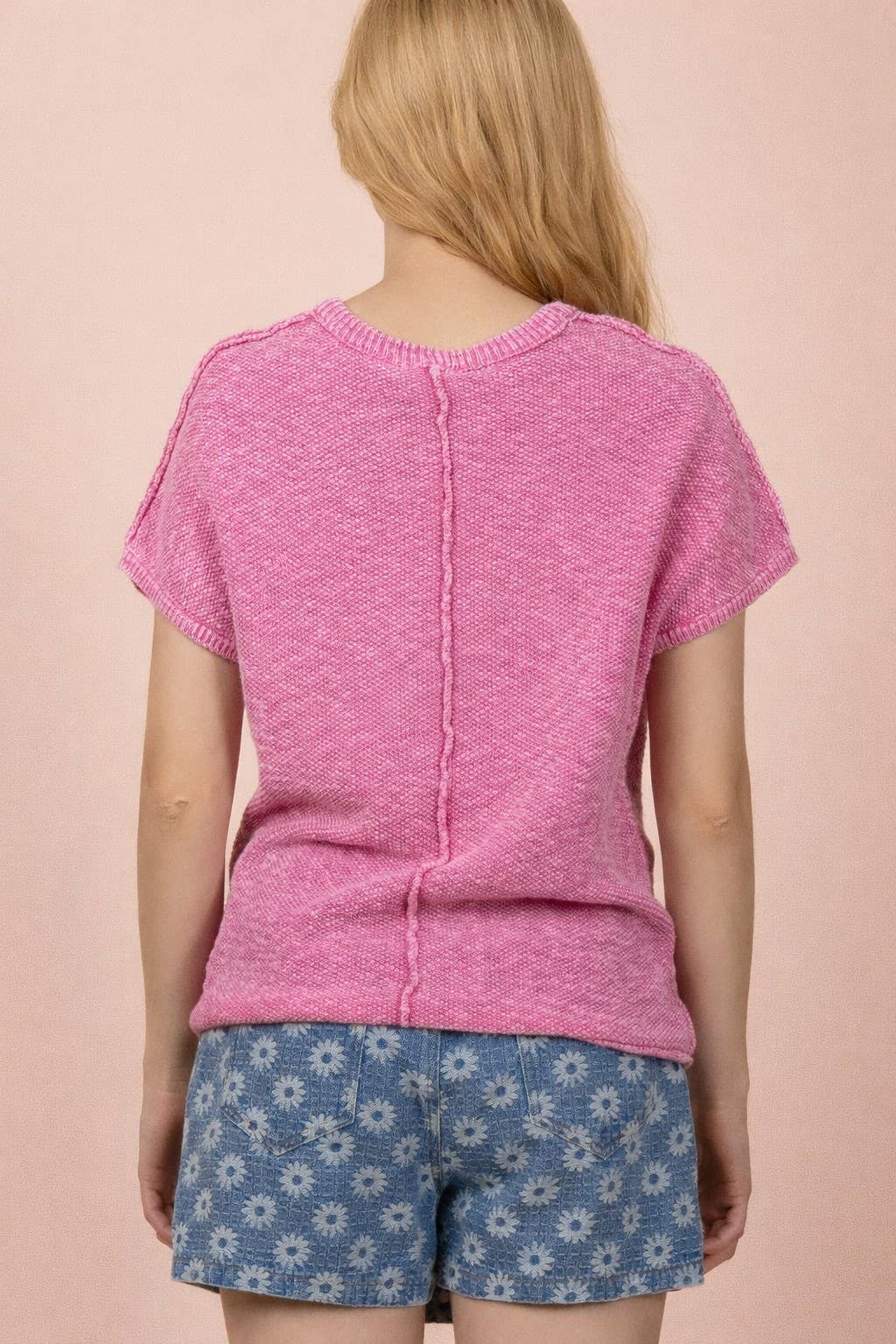 Plus Mineral Knit Sweater Top