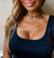 Boho Ranch Shop - Western Navajo Pearl Choker Navajo Style Pearl: Black