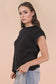 VERY J - 12W3112N-Oversized Soft Knit Sweater Vest Top: ECRU / S-M-L/2-2-2