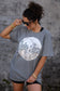Custom Faux Glitter Volleyball Tee