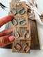 Horseshoe Stud Rhinestone Earrings: CLEAR - AB STONE